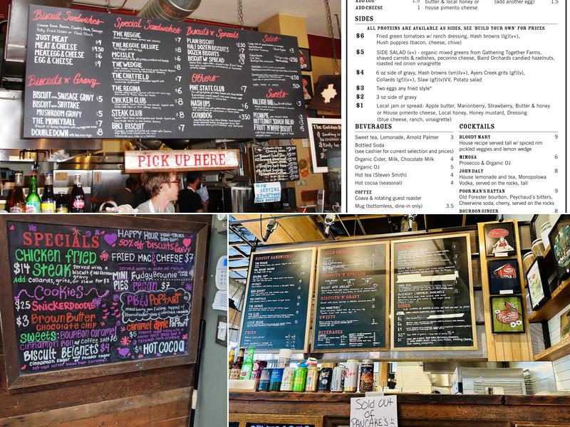 Pine State Biscuits | Division Menu