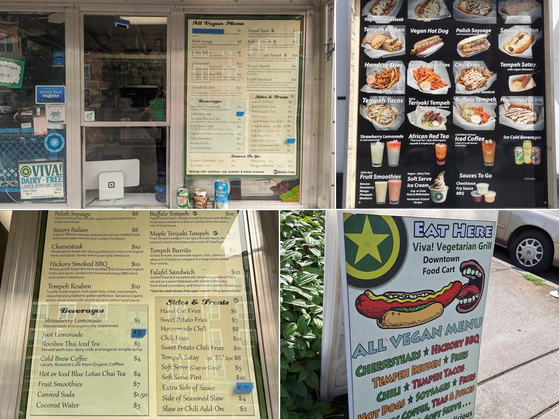 Viva! Vegetarian Grill Menu