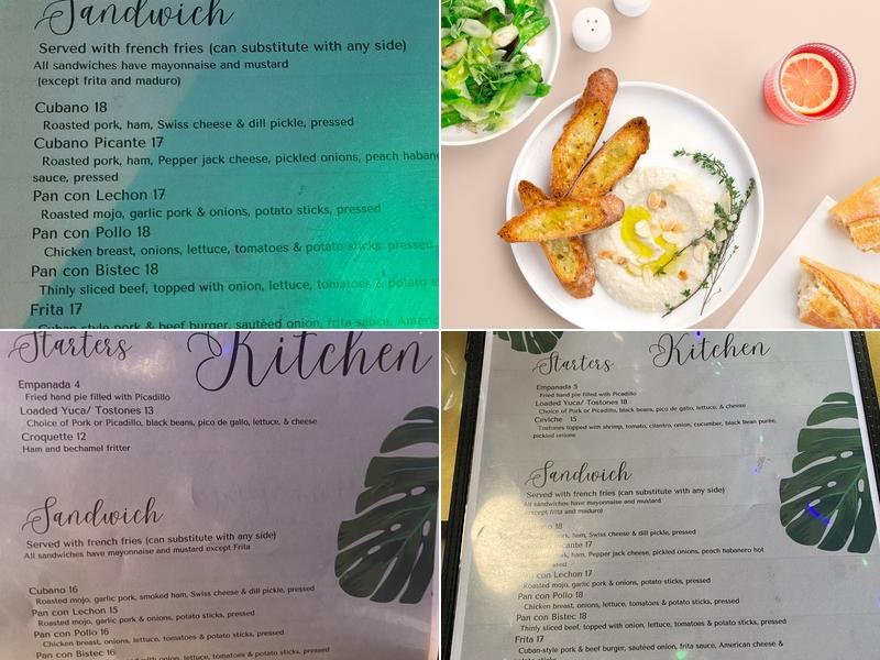 Cuban Kitchen Menu