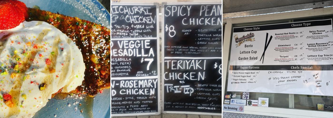 Curbside King Menu