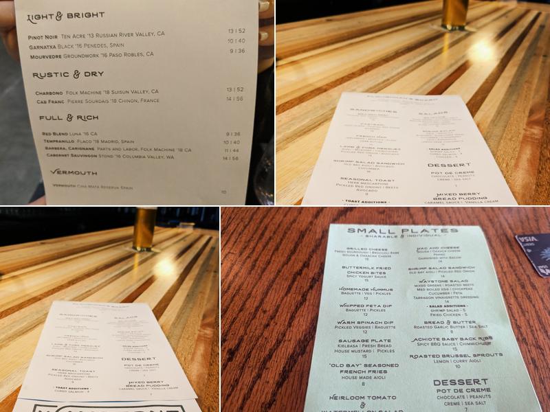 Waystone Menu