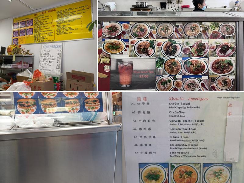 Ba-Lê French Coffee Shop Menu