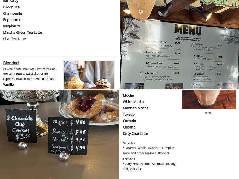 Cool Down Coffee Menu