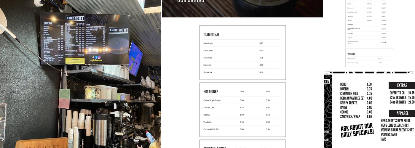 Grindhouse Menu