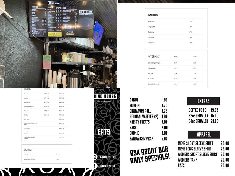 Grindhouse Menu