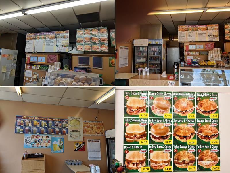 Sam's Donuts Menu