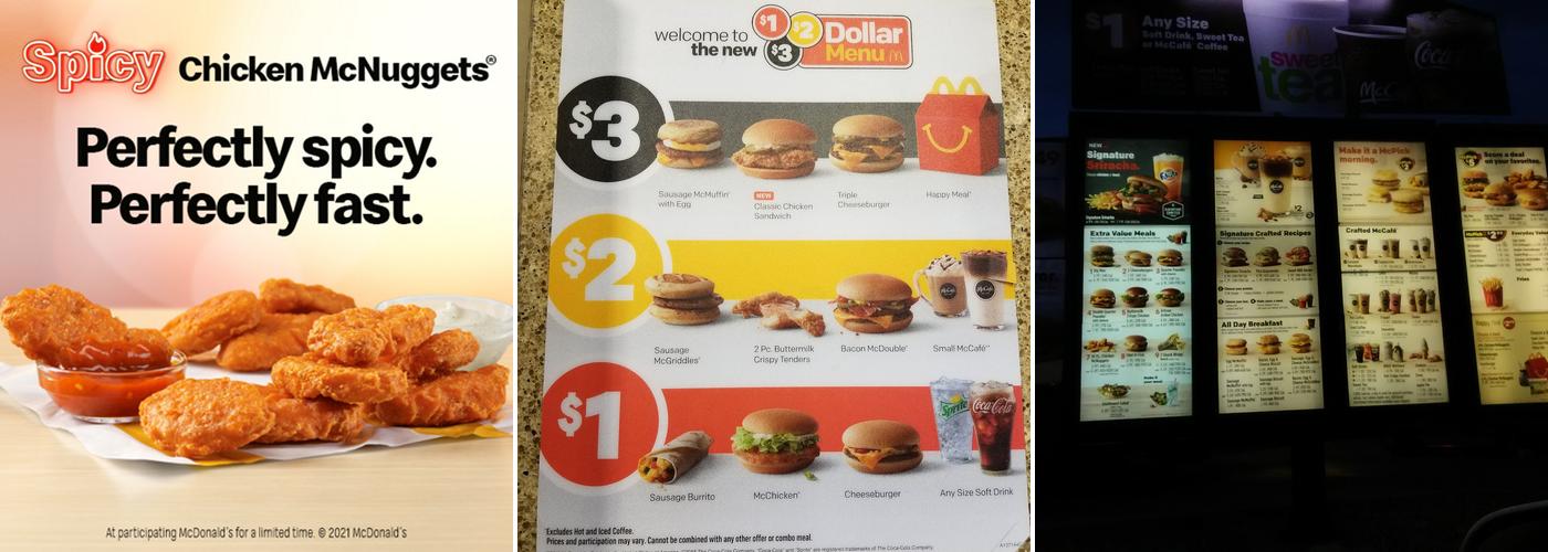 McDonald's Menu