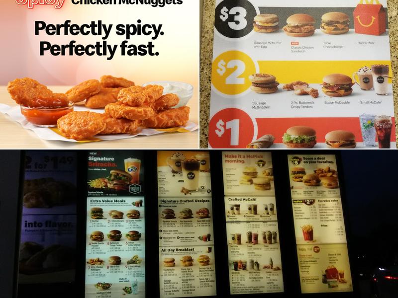 McDonald's Menu