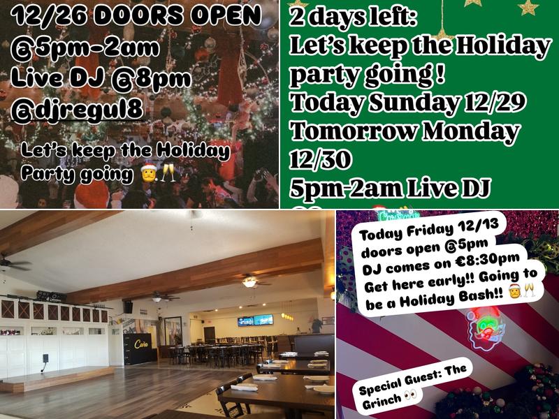 Santas Hideout Downey Holiday Pop up Bar