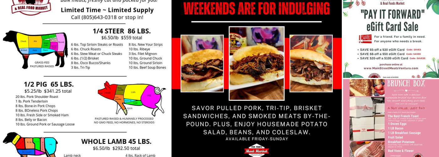 Five Points Meat Market Menu