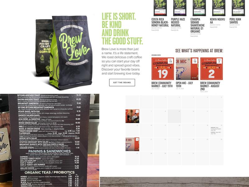 Brew Coffee Spot Menu