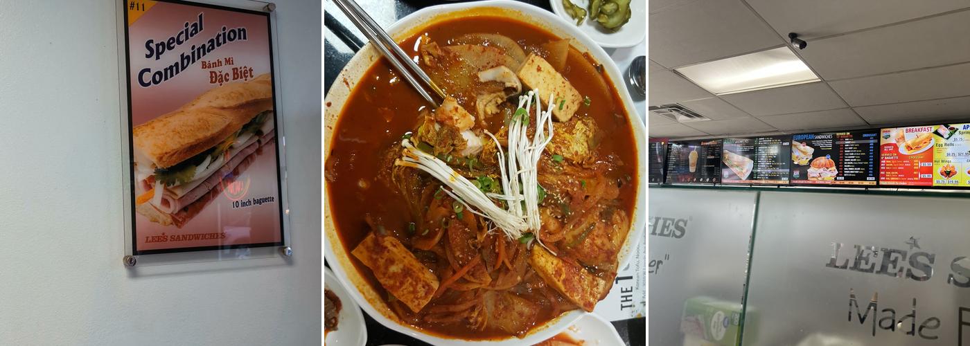 Lee's Sandwiches Menu