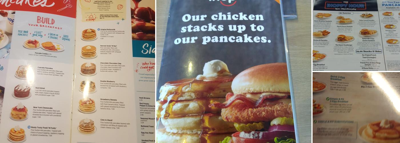 IHOP Menu