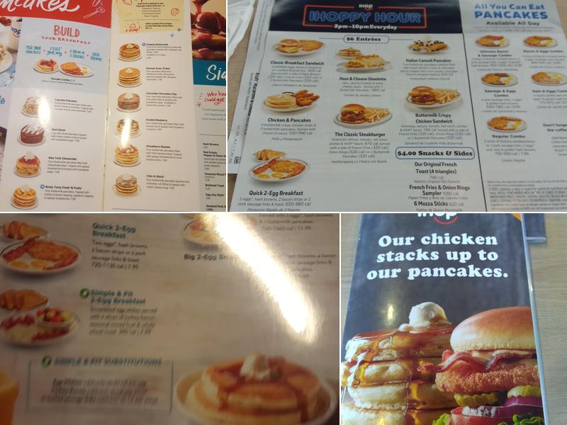 IHOP Menu