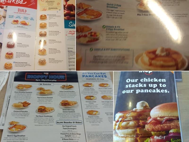 IHOP Menu