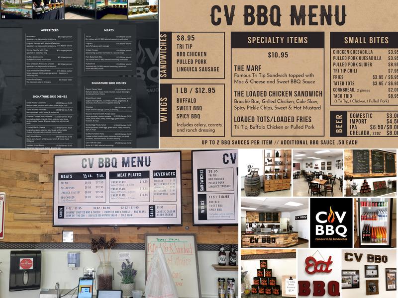 CV BBQ Menu
