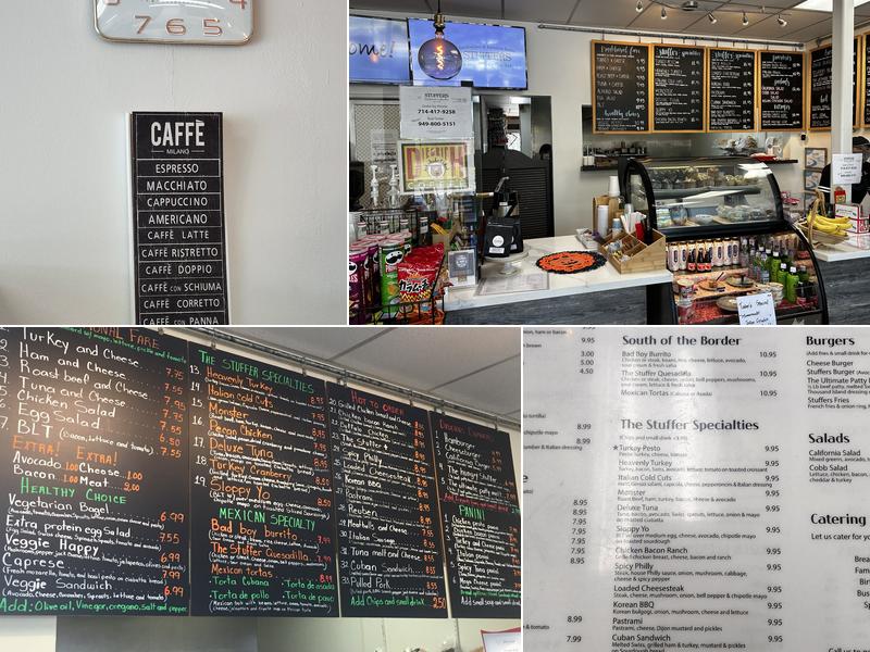 Stuffers Kitchen & Coffee Bar Menu