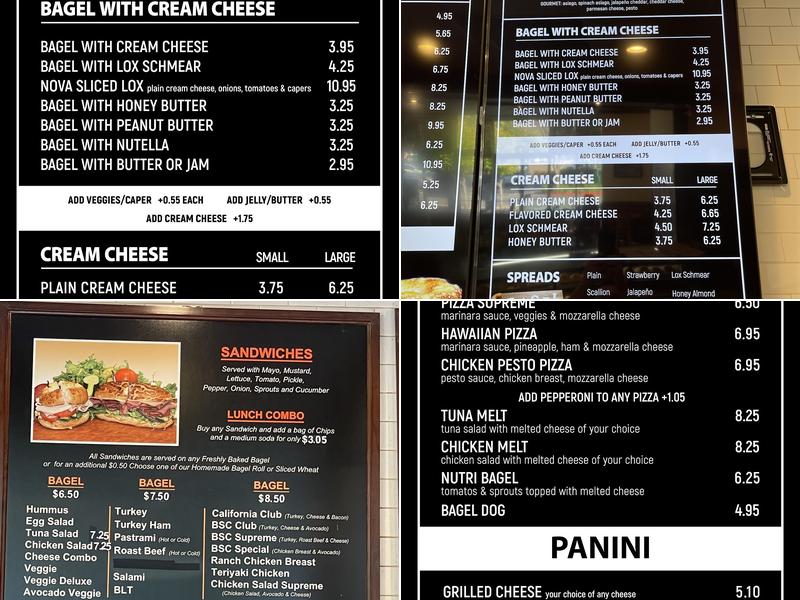 Bagel Street Cafe Menu
