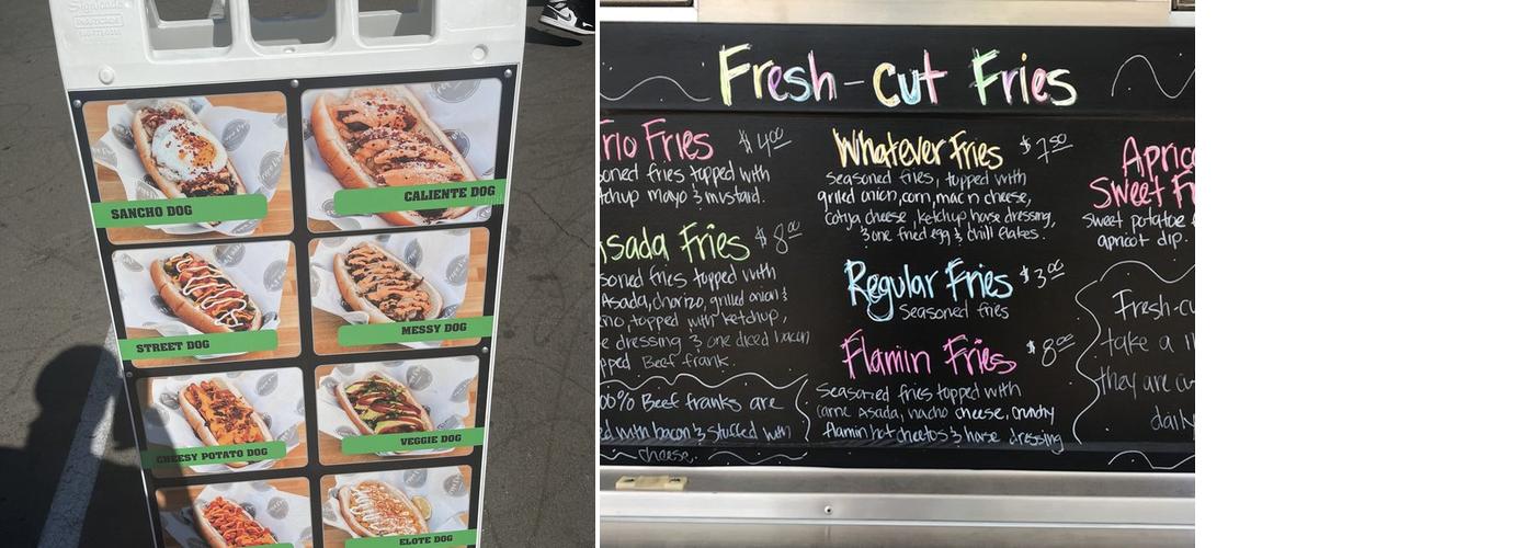 Krépe Dog Menu