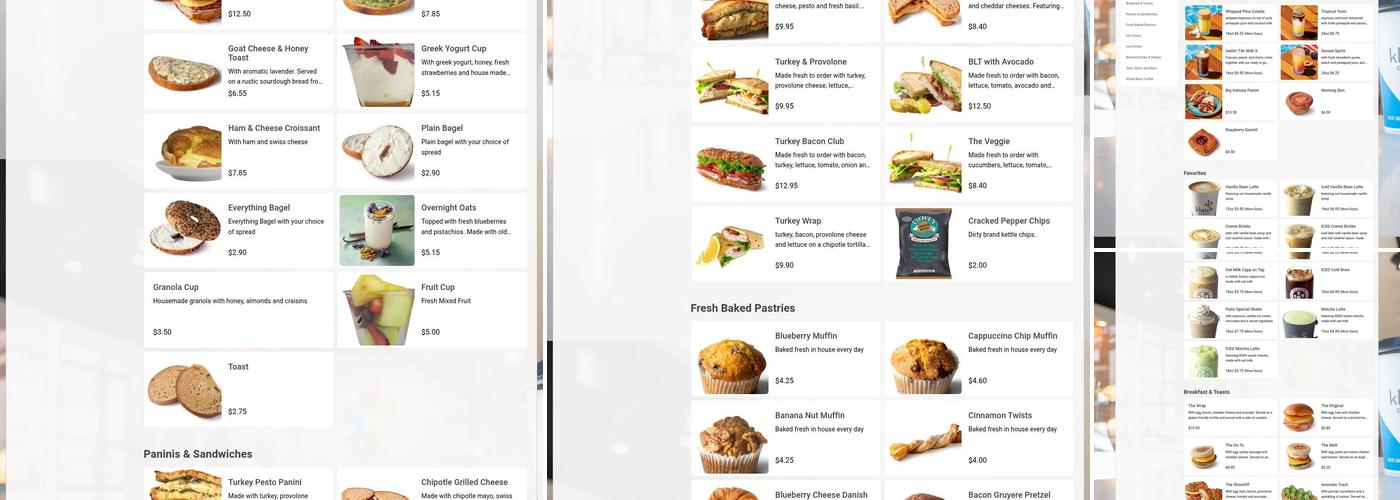 Klatch Coffee Redondo Menu