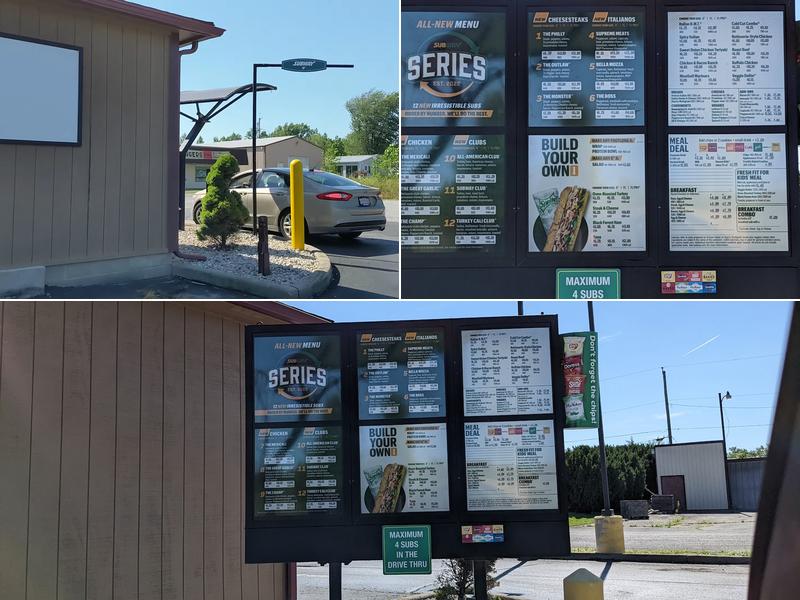 Subway Menu