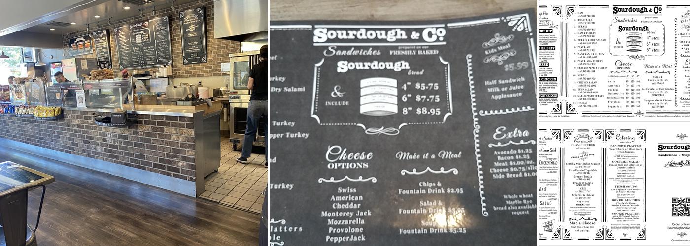 Sourdough & Co Menu
