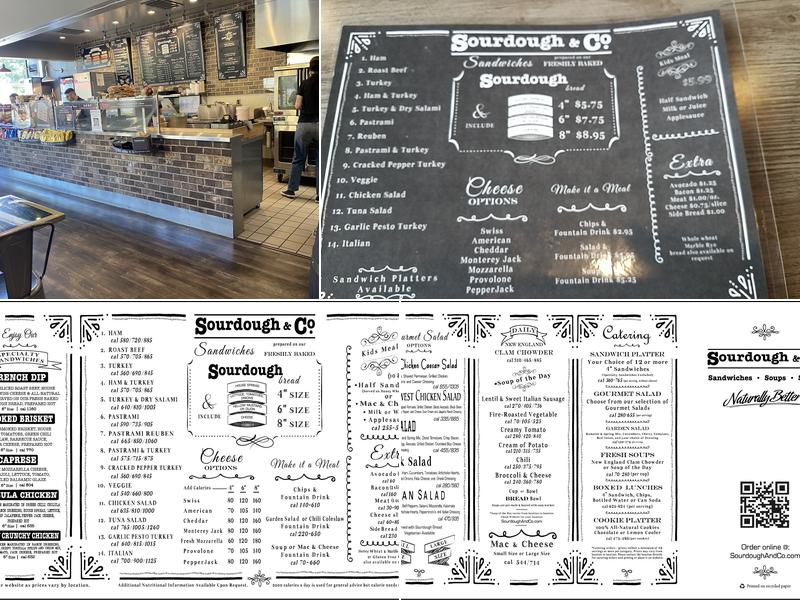 Sourdough & Co Menu