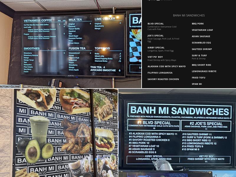 Banh Mi Blvd Menu