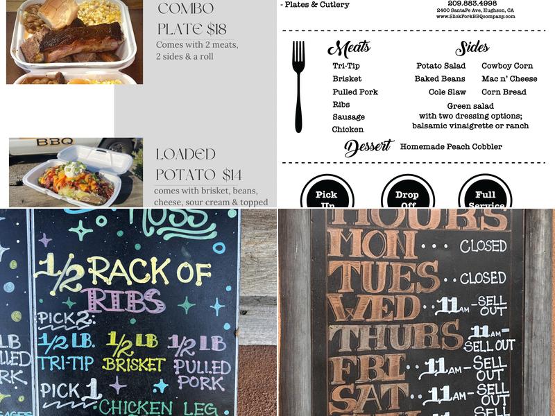 SLICK FORK BBQ Menu