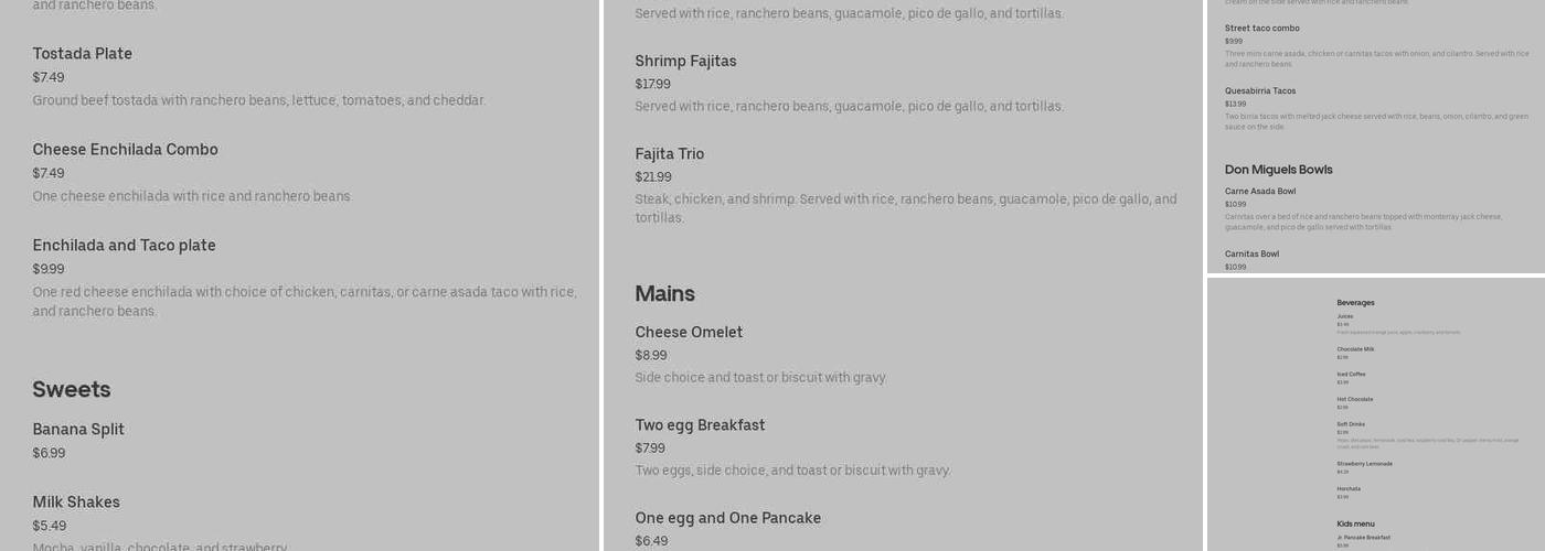 Daddy’s Donuts Menu