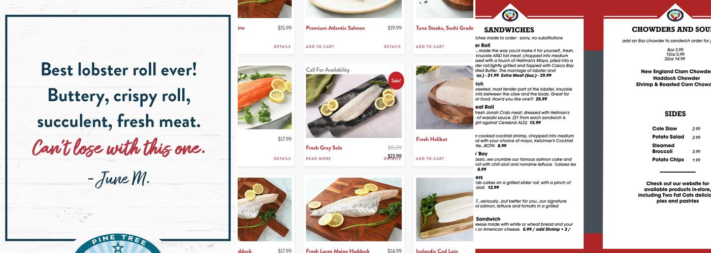 Pine Tree Seafood & Produce Co. Menu
