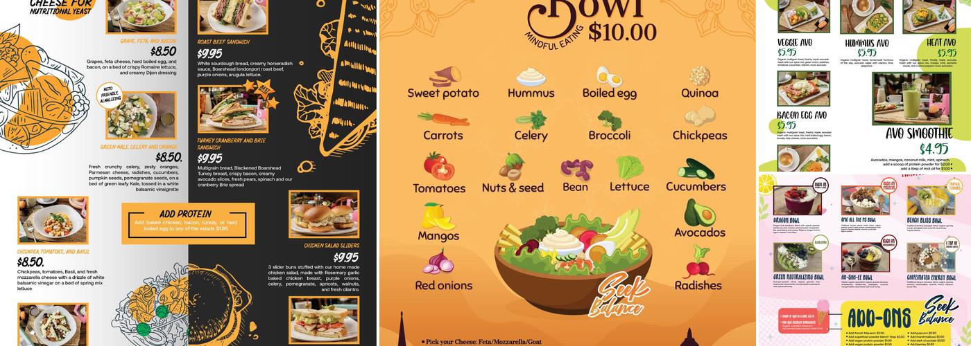 The macaron chef Menu
