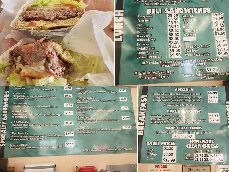 Bagel World Victoria Square Menu