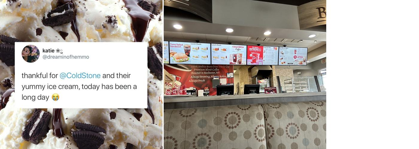 Cold Stone Creamery Menu