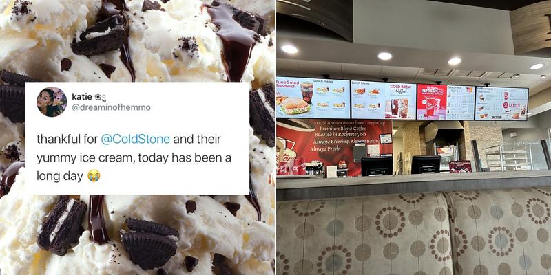 Cold Stone Creamery Menu