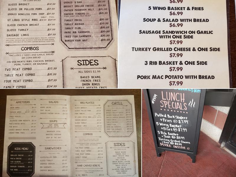 3 Bricks BBQ & Grill Menu