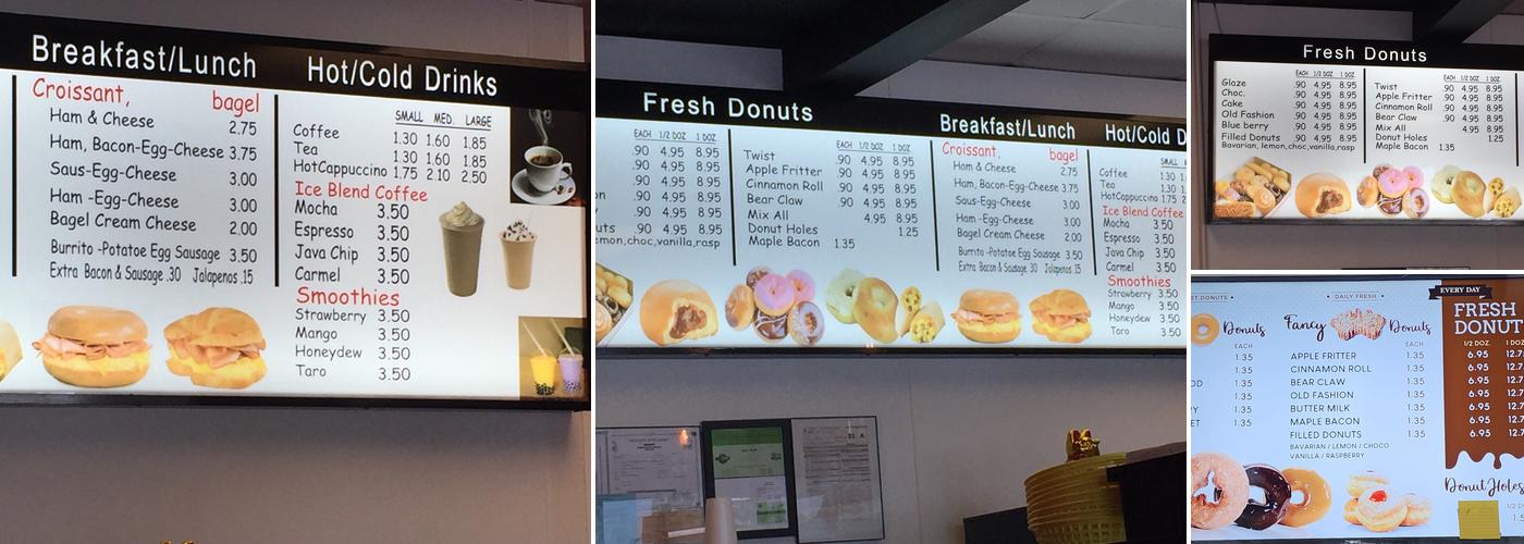 Danny's Donuts#2 Menu