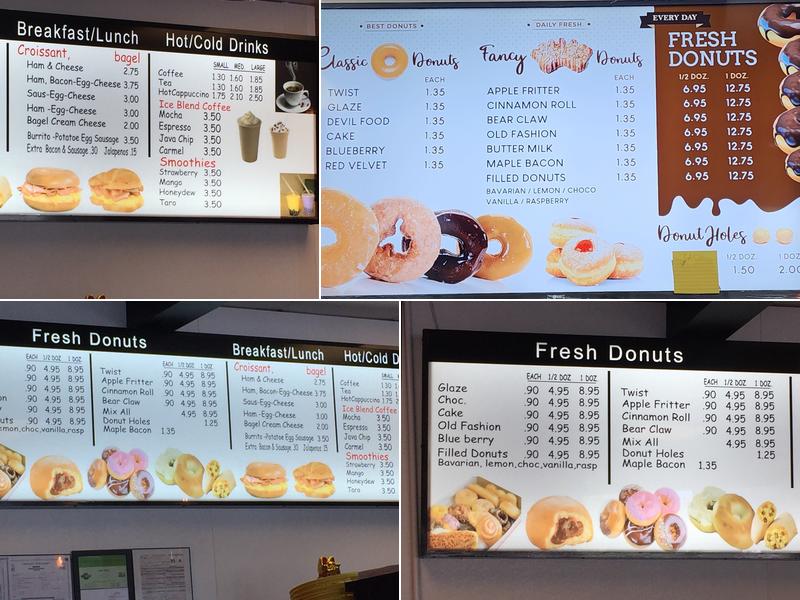 Danny's Donuts#2 Menu