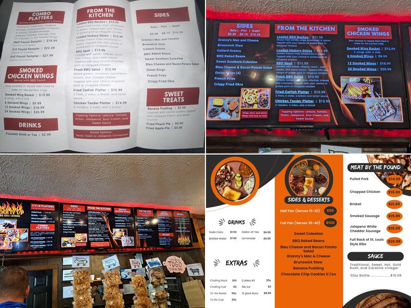 Fire It Up BBQ Menu