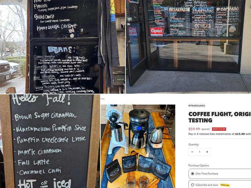 Mountain Grounds Menu