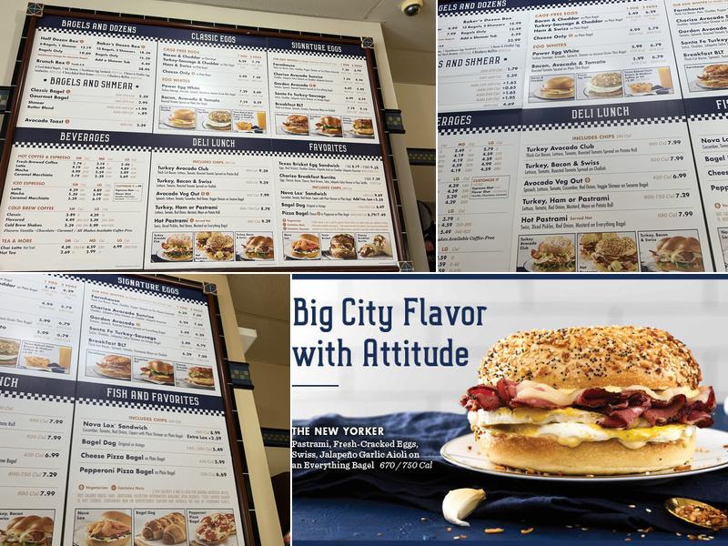 Noah's NY Bagels Menu