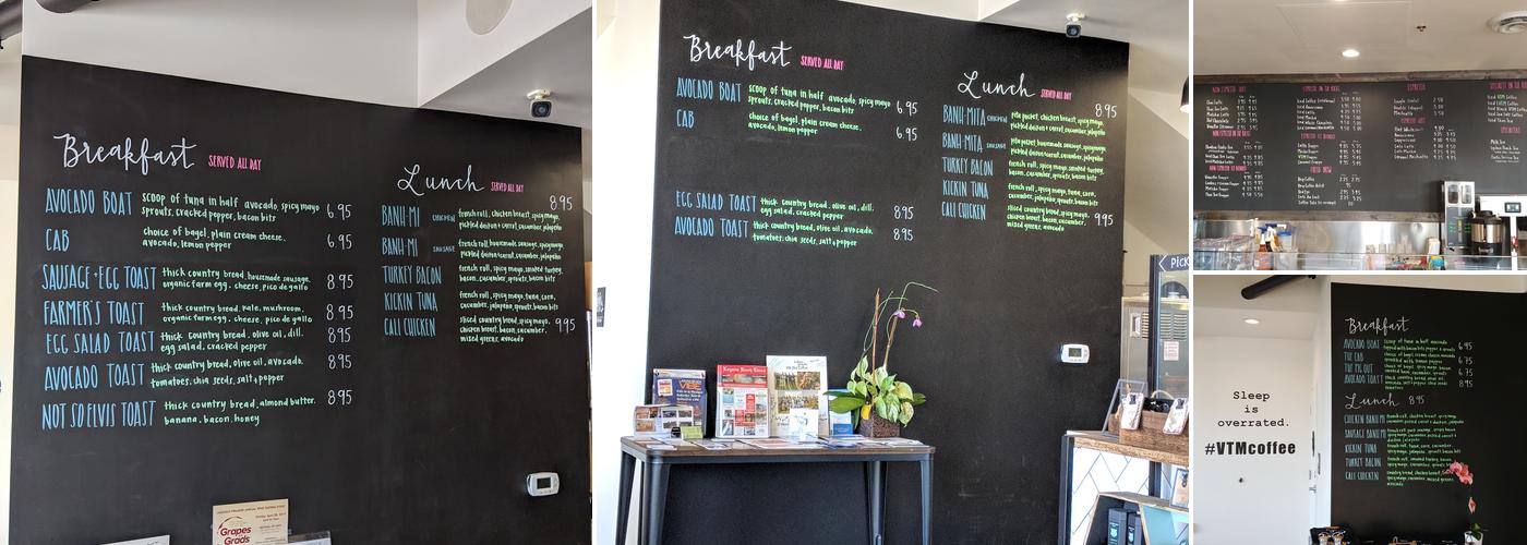 Blk Dot Coffee Menu