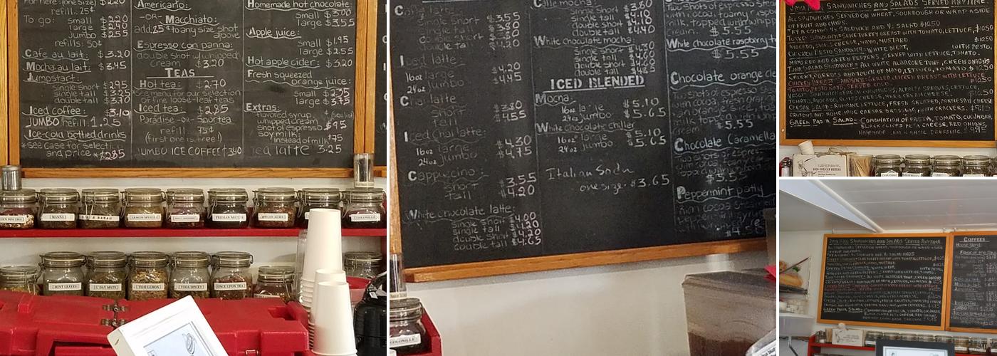 Java Man Menu