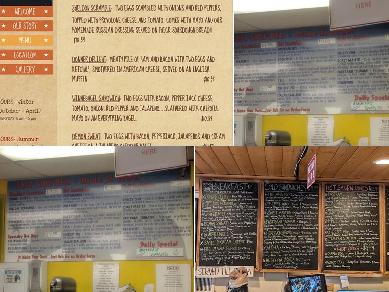 Eastside Deli Menu