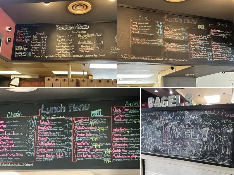 Bagelicious II Menu