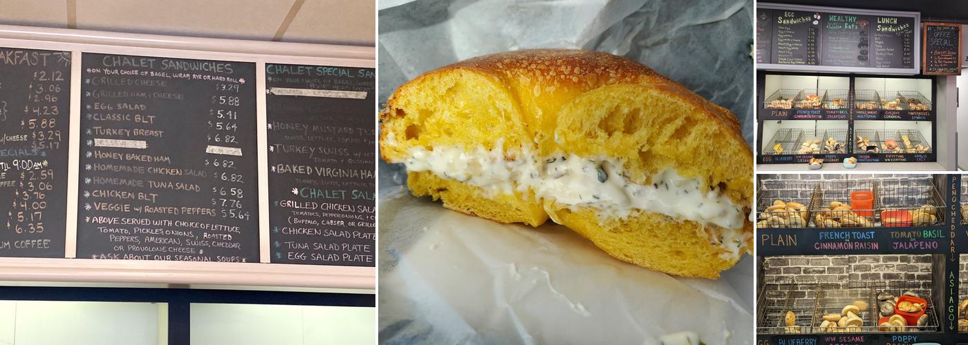 Bagel Chalet Menu