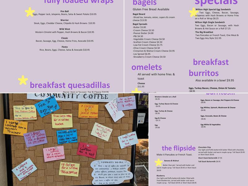 Connecticut Coffee & Grill Menu