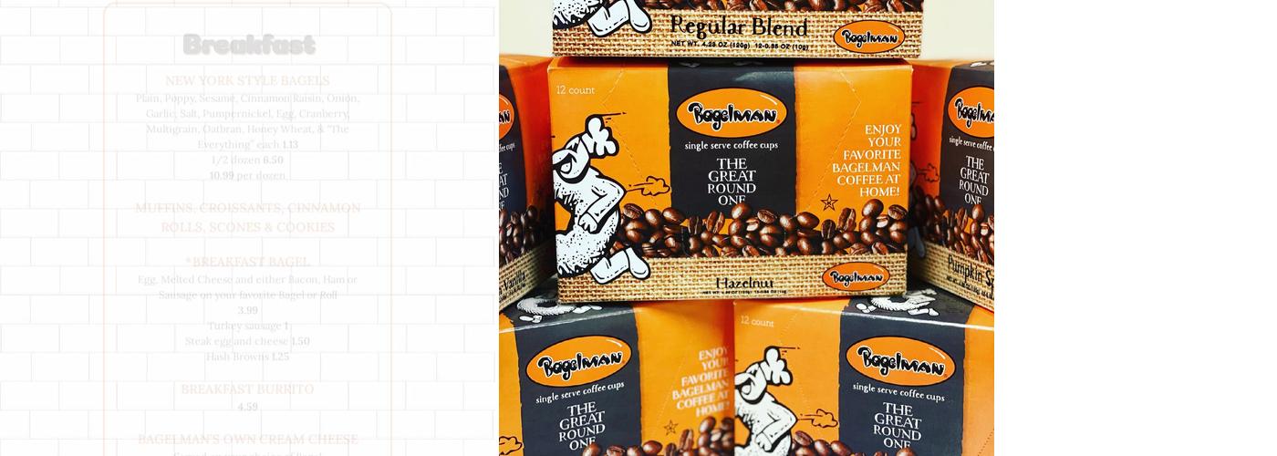 Bagelman Menu