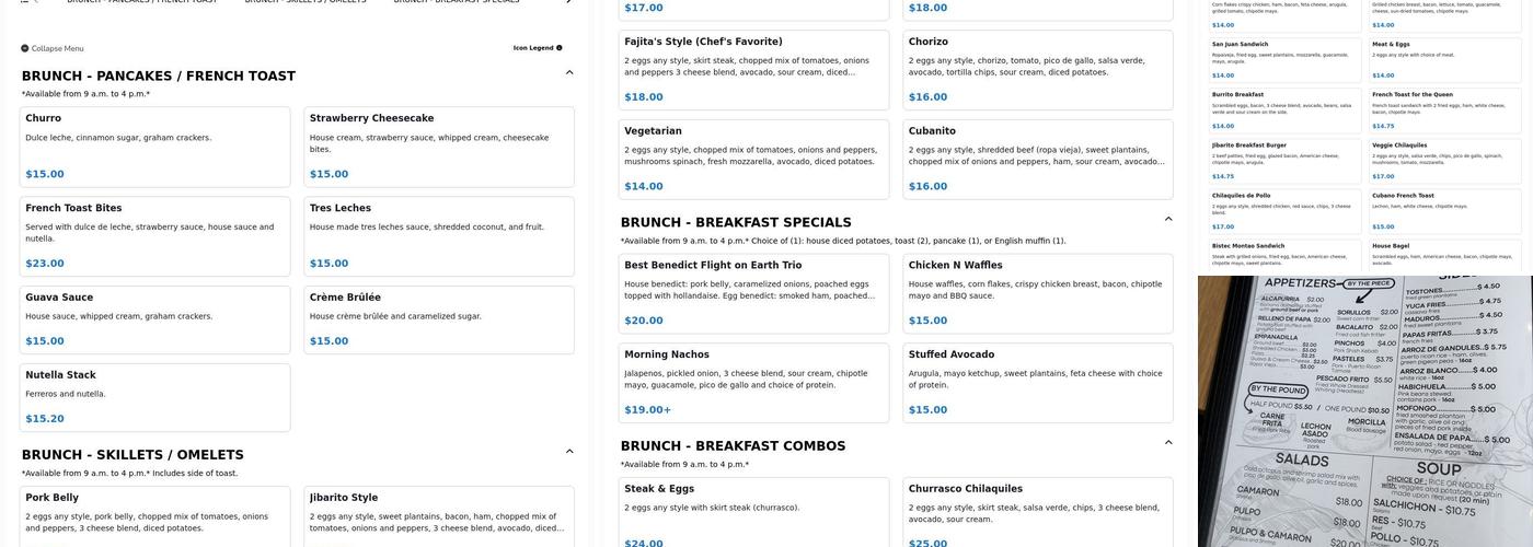 Jibaritos on Harlem Menu