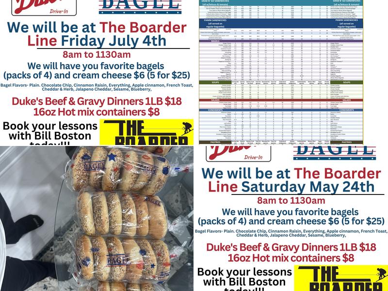 The Great American Bagel Menu